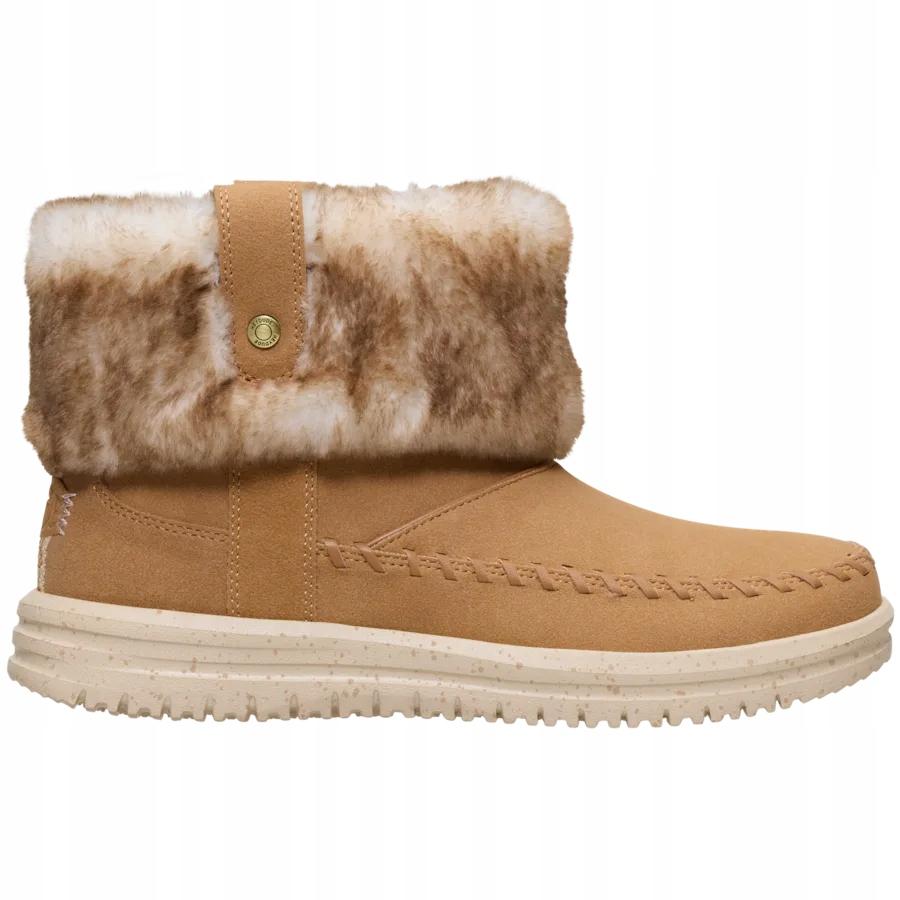 Heydude Classic Camden Cuff Cozy 44283 |36| Cognac