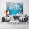 Merry Christmas Tapestry Santa Claus Reindeer Wall Decoration Backdrop Fabric Christmas Party Home Decor Tapestry Tapiz Navideño