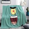 SpongeBob SquarePants Printed Flannel Blanket, soft throw for bedroom sofa, washable, Christmas present, great gift.