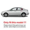 Для Mazda 3 2009 2010 2011 2012 2013 АБС-пластик Заднее окно Четверть Жалюзи Накладка Кожух Боковой Вентиляционный Отвод Отделка Автомобильные Клейкие Аксессуары