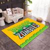 Zombie Plants Party Themed Anti-Slip Rugs - Polyester Home Decor, Suitable for Bedrooms, Living Rooms, Doorways, Studios, and Decorations