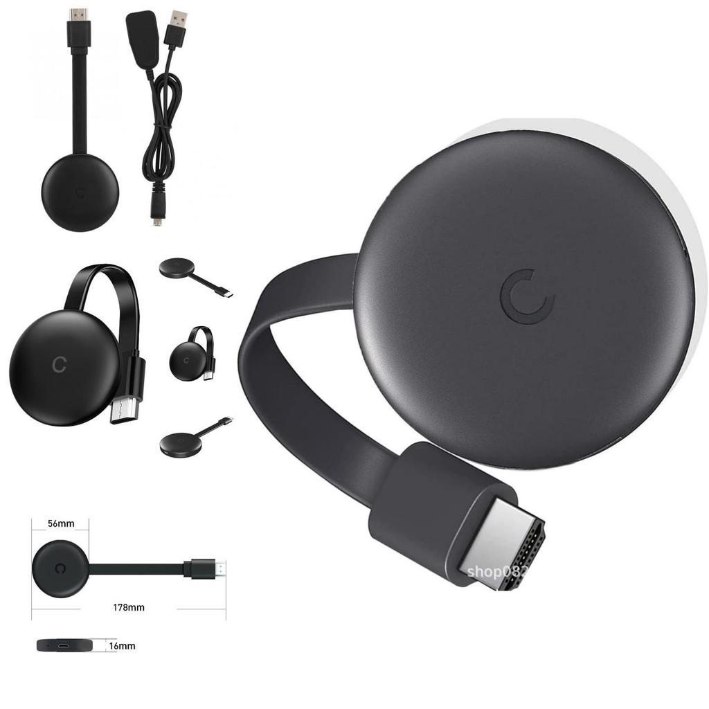 Google Chromecast 3 Wireless Hdmi Screen Mirroring Device Mobile Tv Projection For Home Theater And Office Use