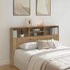 Headboard with Storage Space Artisan Oak 160 x 19 x 103.5 cm