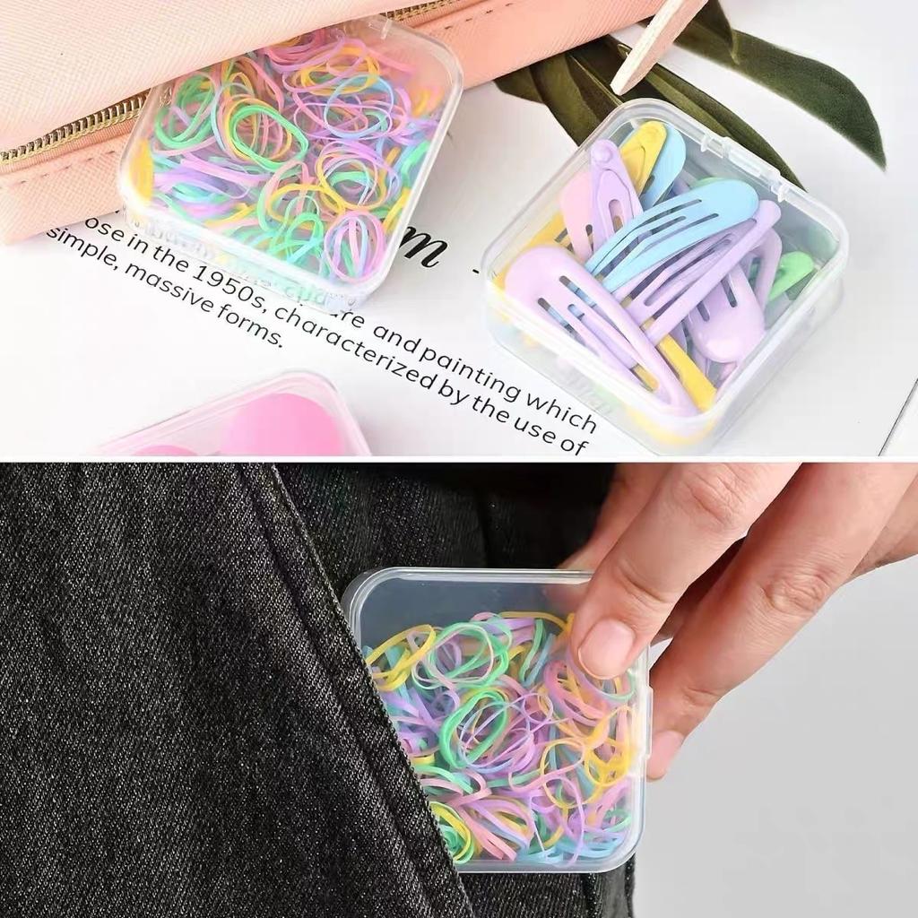 Прозрачная пластиковая шкатулка для украшений с застежкой-пряжкой, большая вместимость, 30 отделений, контейнер для хранения мелких аксессуаров