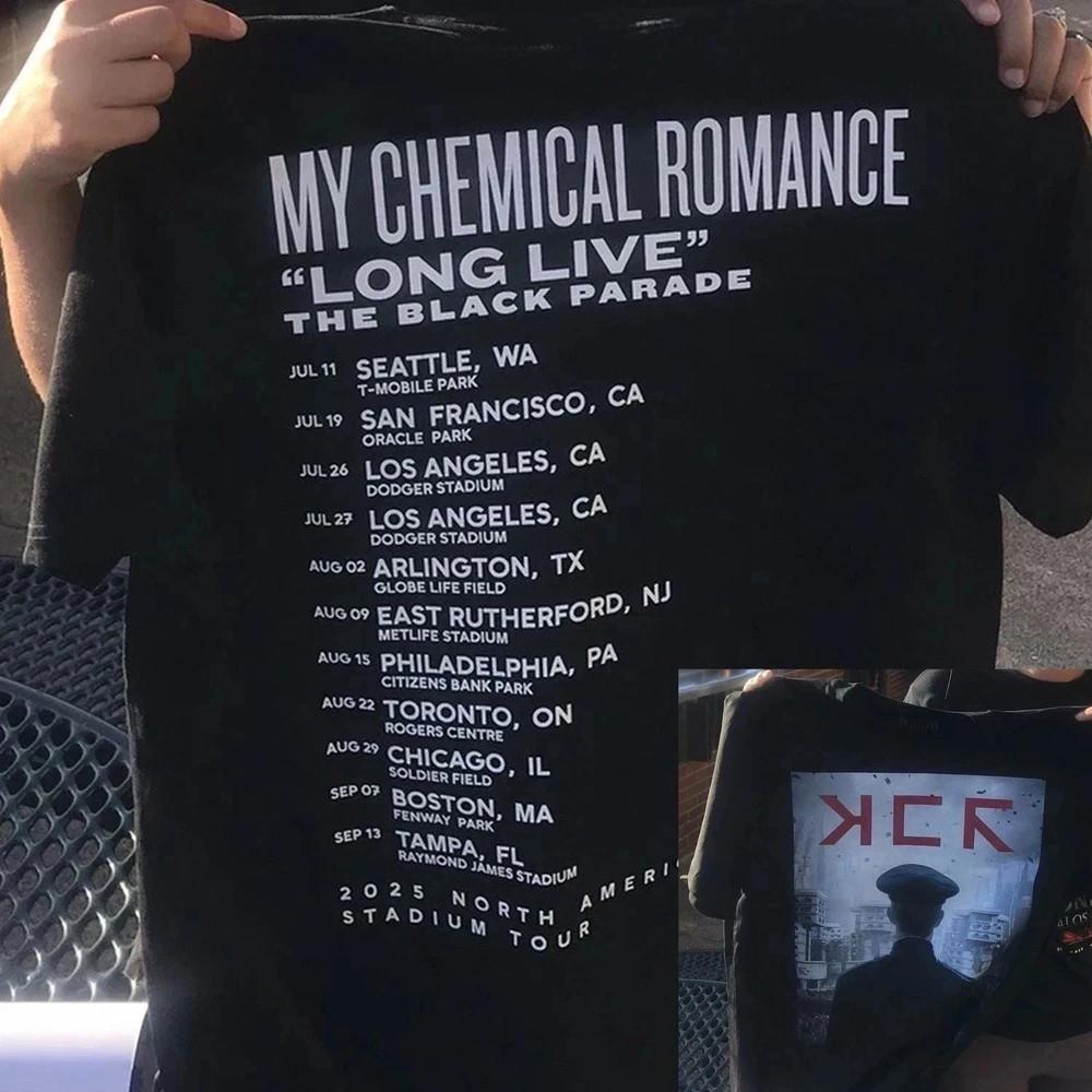 My Chemical Romance 2025 Североамериканский тур Да здравствует концерт The Black Parade