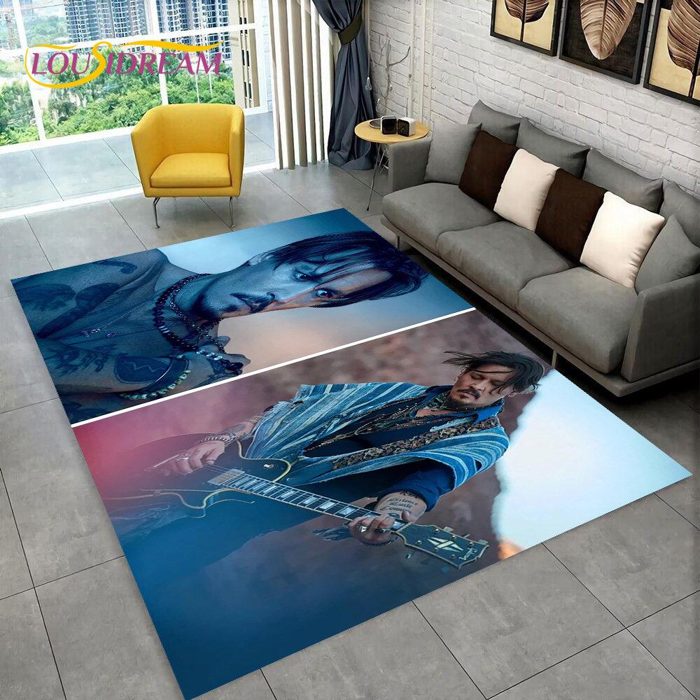 3D-печать Серия Джонни Деппа Ковер, Ковер для Дома Гостиной Спальни Дивана Прихожей Кухни, Нескользящий Коврик для Пола HD