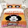 Mafalda Comic Strips Collection Print 3Pcs Bedding Setduvet Cover With 2 Bedropillowcase Home Birthday Gift