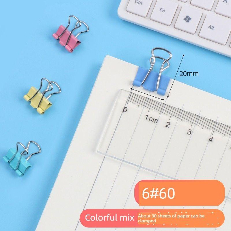 Series Medium Financial Files Strong Colorful Long Tail Clip