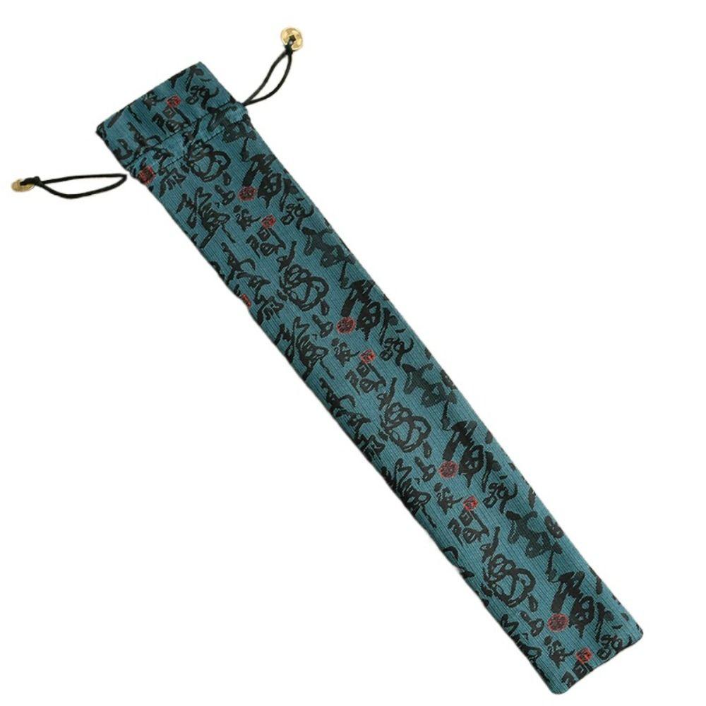 Парчовый складной веерный мешок для подарков, упаковка флейты, защитный чехол, плакаты