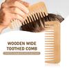 Бамбуковая расческа с широкими зубьями, расчески для волос, распутывающие расчески, антистатические, для вьющихся волос, для женщин и мужчин, для разглаживания, массажа, домашнего использования в салоне