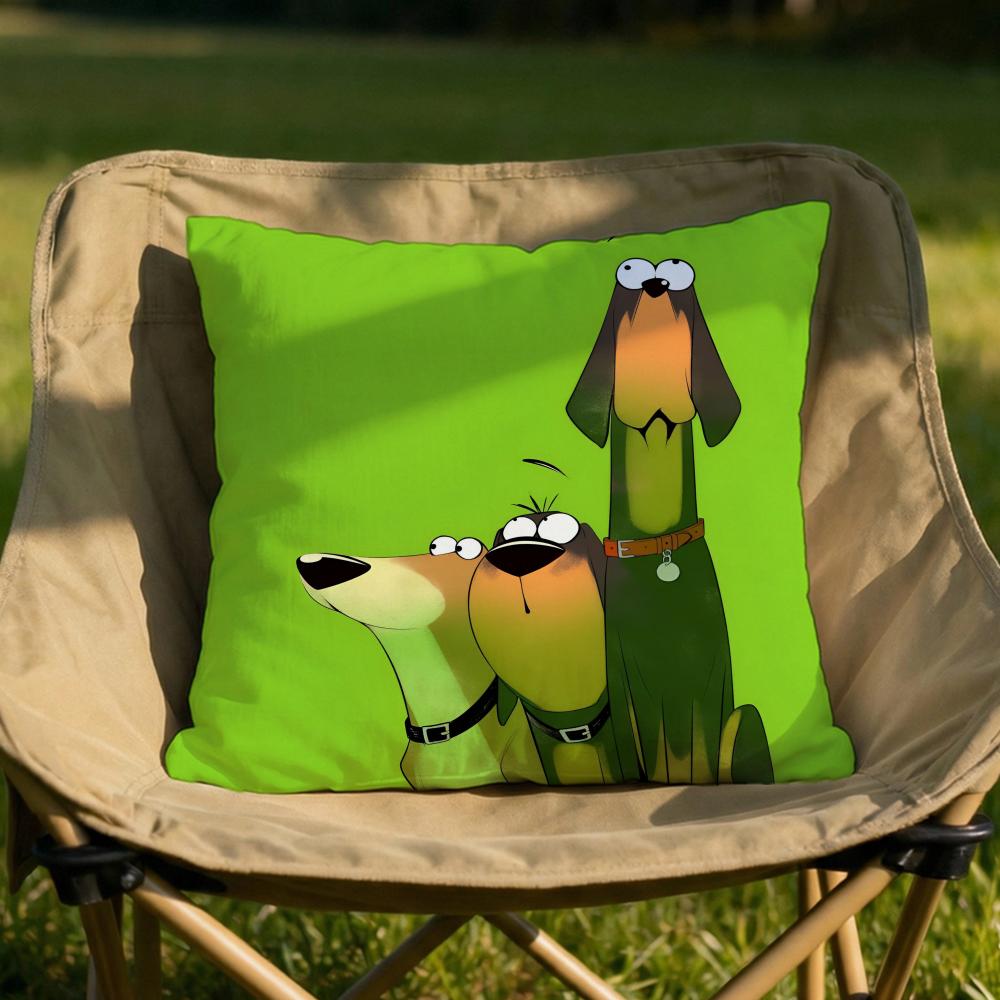 Cartoon Doberman Pinscher Cushion Cover Soft Reversible Durable Pillow Cover MultiScene Use for Home Car Daily Comfort