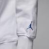 Jordan Флисовая спортивная толстовка с круглым вырезом и длинным рукавом Essentials Letter Print Design, мужская толстовка белого цвета FV7461-100