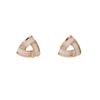 Simple And Exquisite Net Red Small Triangle Oil Drip Earrings Beautiful Wedding Gift Jewelry Earrings Accessories Stud Earrings