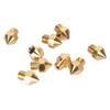 10pcs 3D Printer Brass Nozzles 0.4mm MK8 for CR 10 Pro Extruder Tips