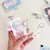 Kpop Card Holder Keychain Sleeve Clear Acrylic Badge ID Holder Idols K-pop Album Binder Photo Frame