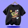 New SpongeBob SquarePants Childrens TShirt Casual Daily Comfortable Breathable for Boys and Girls