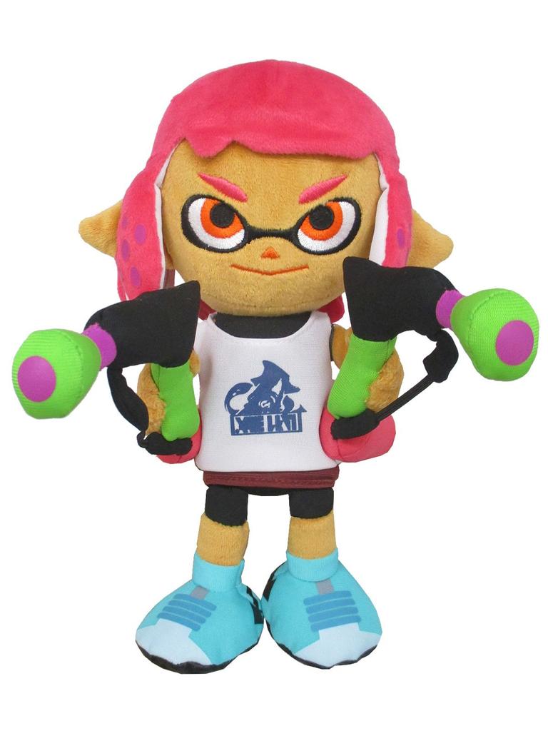 Sanei Boeki Splatoon 2 ALL STAR COLLECTION Мягкая игрушка для девочек SP26 (S) Ш12×Г17×В23см