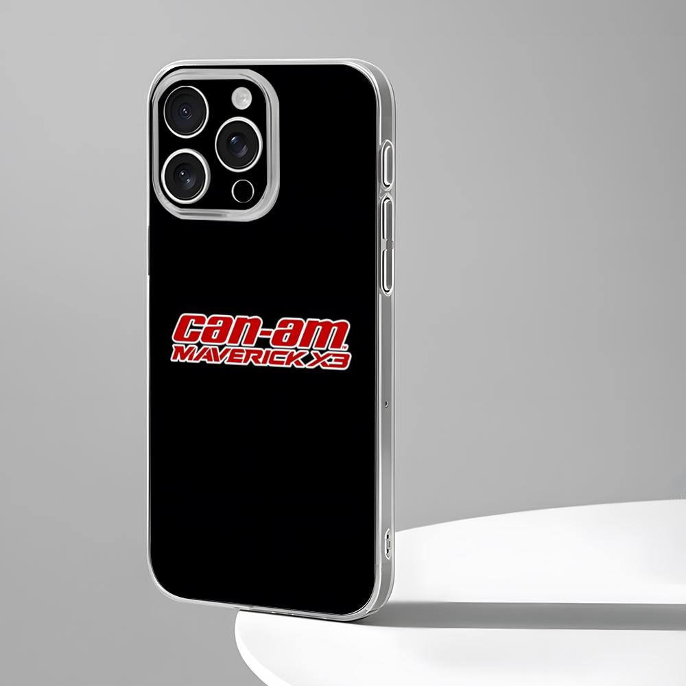 Чехол для телефона Can Am Can-am Team Новый для IPhone 16 15 14 12 13 11 Pro Max Mini X XR XS Plus Черный Силиконовый Прозрачный Чехол