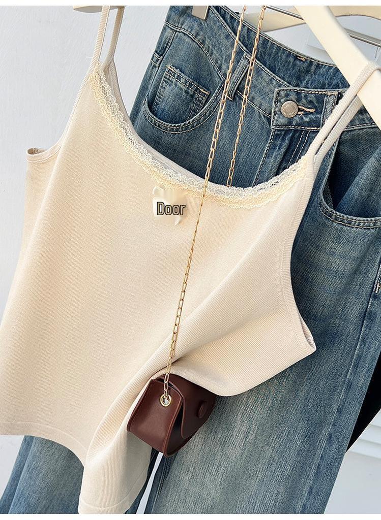 Женский летний кружевной топ-камисоль большого размера 2026 - Бандо для пышных сестер