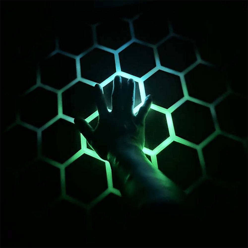 Круглый светодиод RGB, цветной речной свет, сенсорный индукционный выключатель, воздушный сепаратор, речной настольный светильник, ячейка, набор для самостоятельной сборки катушки, модуль привода