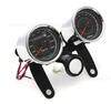 Honda Monkey/Gorilla Electric Tachometer and Mechanical Speedometer Set, 12V, 60mm, with Brackets, Universal Honda Motorcycle Parts, Aftermarket