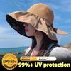 Summer Vinyl Bow Sun Hat Female Hollow Straw Hat UV-proof Big Eaves Cover Face Sun Fisherman's Hat