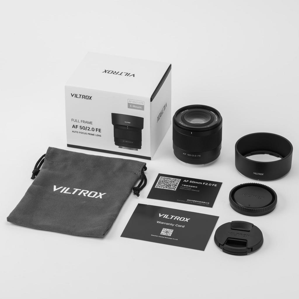VILTROX 50mm AF 50mm F2 Lens for FE Mount Sony Full Frame STM Autofocus Prime Lens for Sony E Mount Camera A7C A7ll A7RlI A7SIII A7III A7RIII A7IV