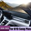 Для BYD Song Plus DM-i EV     2024 2025 DMI Накладка на панель приборов автомобиля Защита от света Коврик от УФ-излучения Нескользящий коврик Аксессуары
