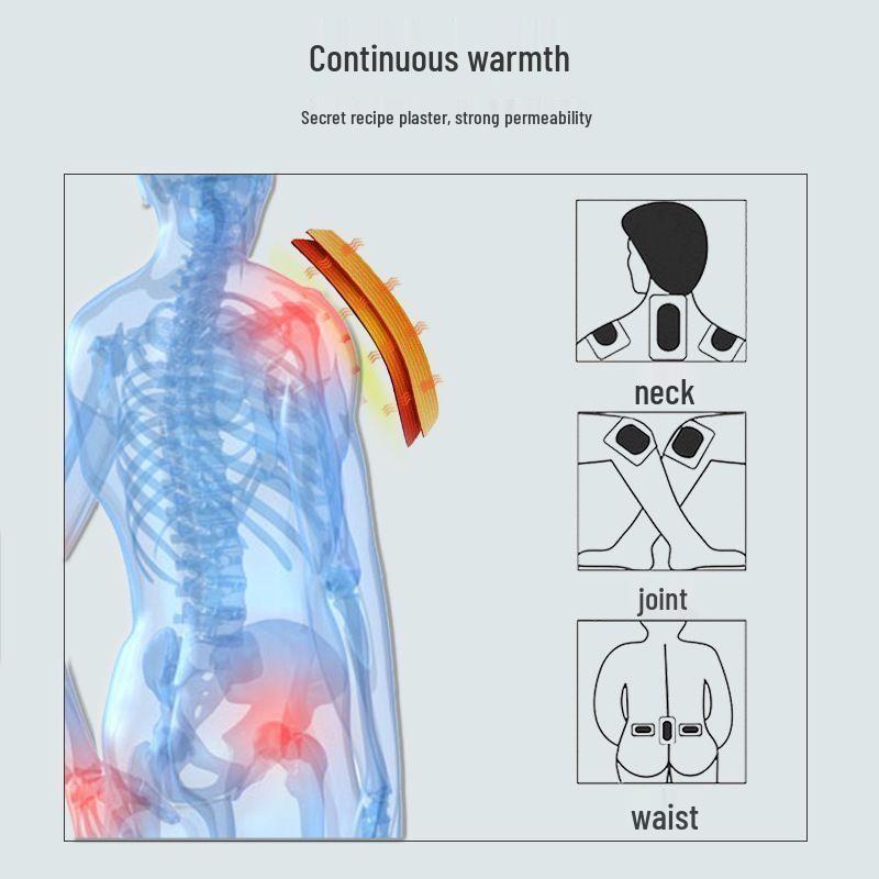 Черный Гипсовый Пластырь для Здоровья для Облегчения Боли - Шея, Плечо, Поясница, Нога, Коленный Сустав - Боль и Онемение
