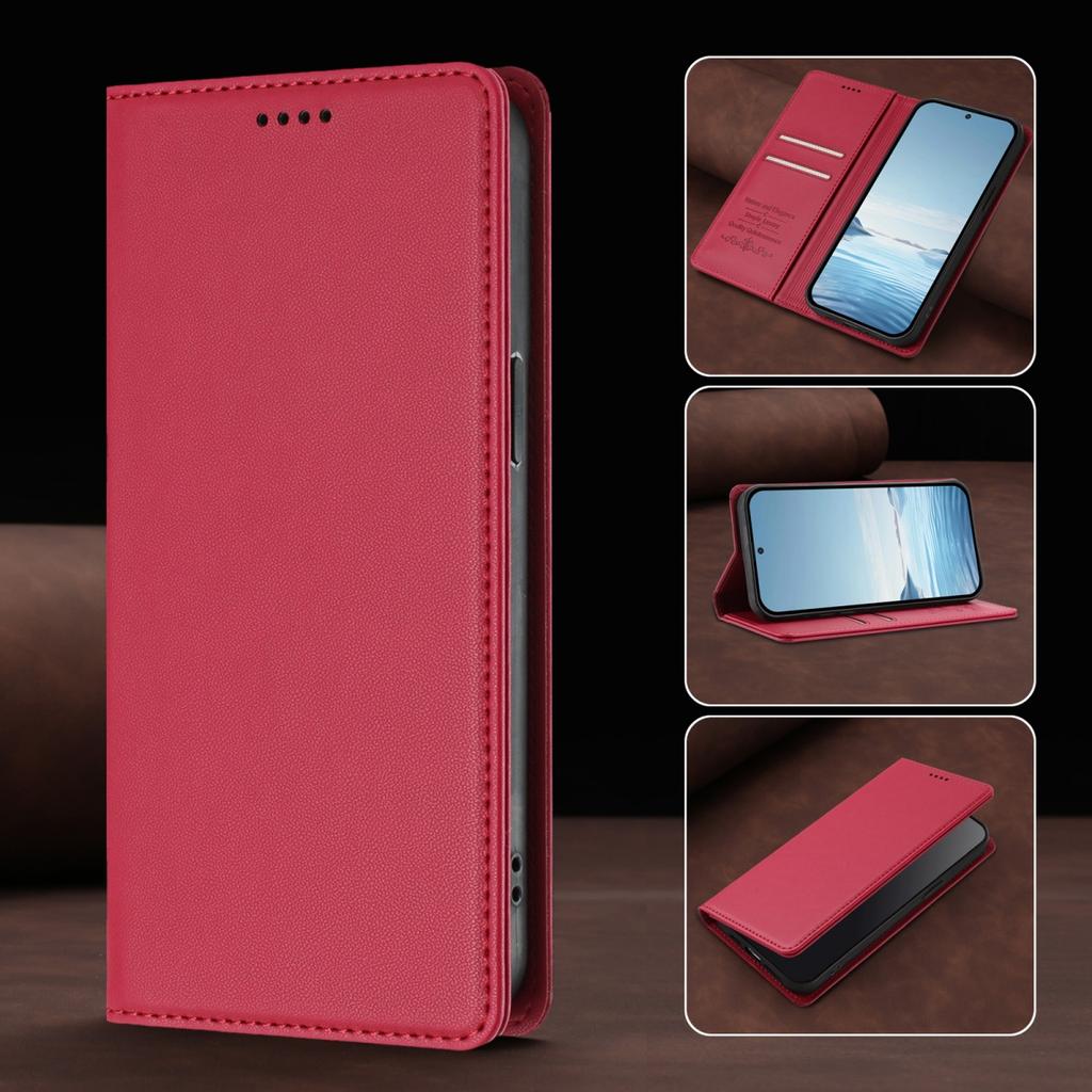 Magnetic Wallet Flip Leather Case For Xiaomi Poco M8 M7 M6 Pro M6 Plus M5 M5S M4 Pro M3 Phone Cover For Coque Poco M8 M8 Pro 5G