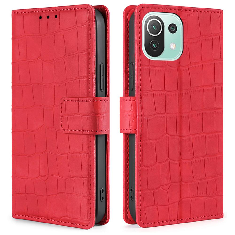 Wallet Case For Vivo V21E V21 V20 SE X60 Pro Y11 Y51 Y31 2020 Huawei Honor 10X Lite 7A 8A 9A Crocodile Flip PU Leather Card Holster Cover Phone Bumper