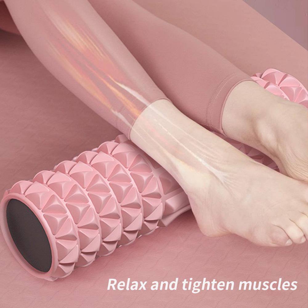 1 штука - сверхнагрузочный массажный ролик пенопластовая ось йога-колонна массажная палка - подходит для домашних упражнений и расслабления мышц