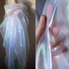 Цветная блестящая сетчатая ткань Иллюзорный цвет Фон для фотосъемки Прозрачная марля Ткань для платьев и сценической одежды
