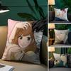 Movie Ao Haru Ride Pillow Case Safe Custom Photo Pillow, Anti-fade Brushed Fleece Cushion, Maternal & Infant Safe.