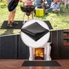 Коврик для гриля BBQ Толстая подкладка Вкладыши для духовки Коврики для выпечки Двусторонний Огнестойкий коврик для гриля Маслостойкий Водонепроницаемый Защитные коврики для BBQ