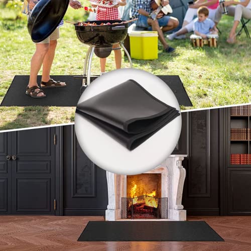 Коврик для гриля BBQ Толстая подкладка Вкладыши для духовки Коврики для выпечки Двусторонний Огнестойкий коврик для гриля Маслостойкий Водонепроницаемый Защитные коврики для BBQ