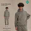 Men's Oversized Polar Fleece Hoodie - Non-Shedding, Thickened 400g, Trendy Autumn/Winter 2024