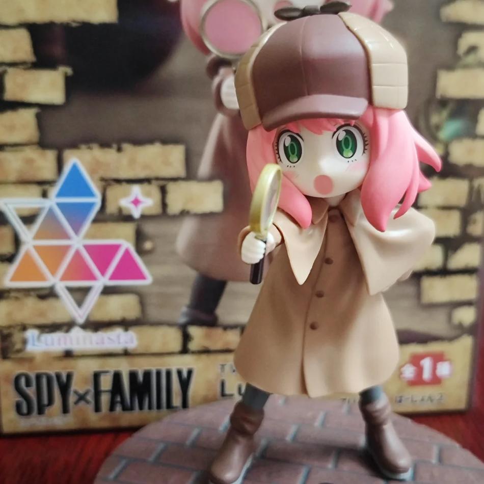 13 см Аниме Аня Форджер Фигурка Gekijouban Spy × Family Code White Kawaii Милая Модель Игрушка Подарок Набор для Коллекционирования Игрушка Фигурка Действия