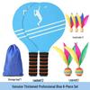 Professional High-Elastic Badminton & Indoor Table Tennis Racket Set with Shuttlecocks