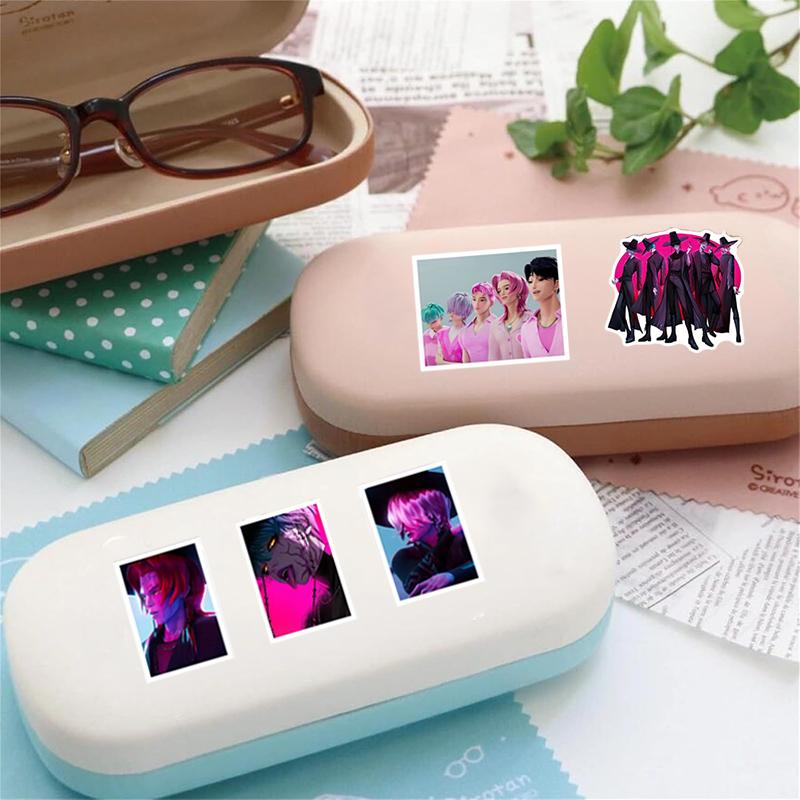 40 Pcs Anime Kpop Demon Hunters Stickers Demon Hunters Tiger Diy Stickers Scrapbooking Phone Luggage Skateboard Waterproof Decal