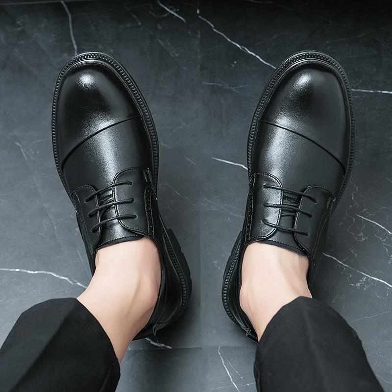 Туфли из натуральной кожи для мужчин, деловые, офисные, туфли для свадебных вечеринок, итальянская мужская кожаная обувь высокого класса