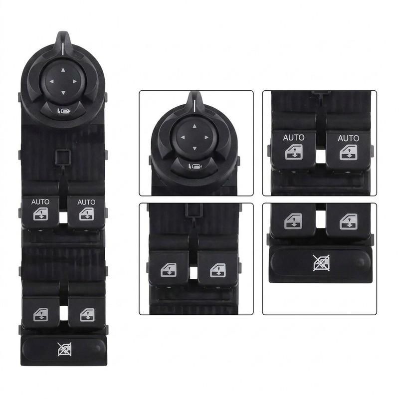 Master Control Switch For 7356039700 Window Lifter Button Direct Replace OEM Spec Wear Resistant Plastic Sensitive Function