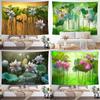 Декоративный гобелен Lotus Leaf Lotus Room Home Wall Decor Office Living Room Гобелен