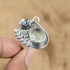 Oval Moonstone Stone Statement Mother Flower Ring Jewelry 925 Sterling Silver