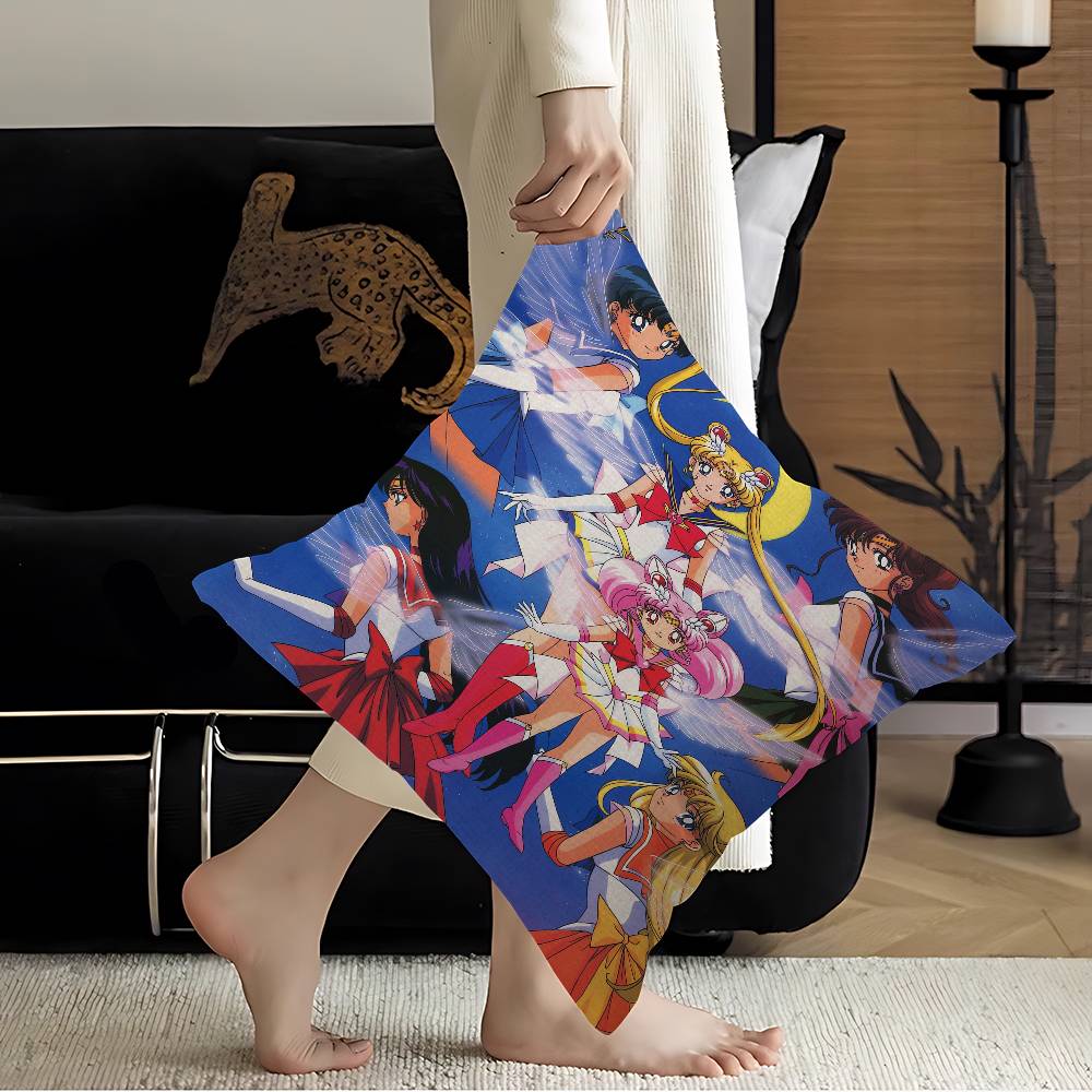 Аниме Девушка S-Сейлор М-Мун Подушка Аниме Подушка Диван Кровать Подушка для Головы Наволочка Чехол для Подушки 45x45 см Мода