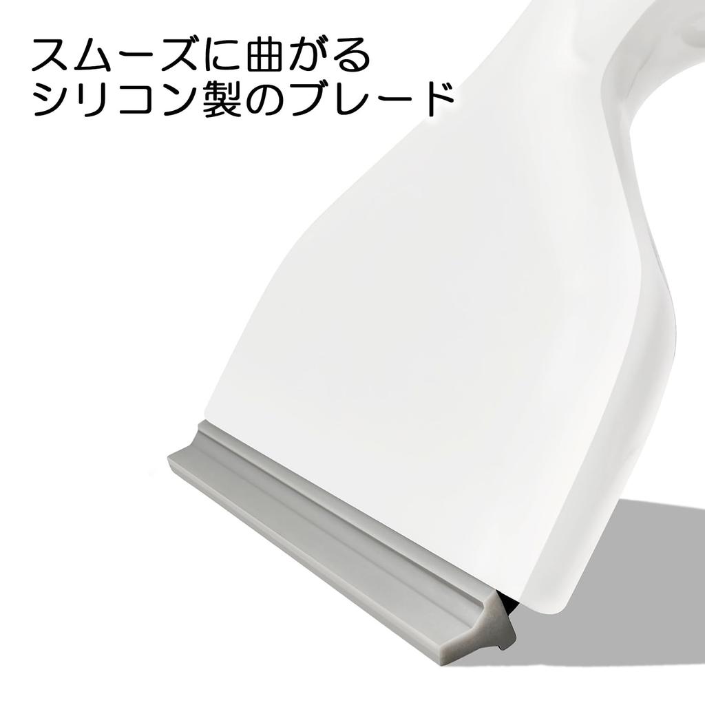 OXO Water Bathroom Window Drainer, Wiper, Cleaner, Multi-Squeegee