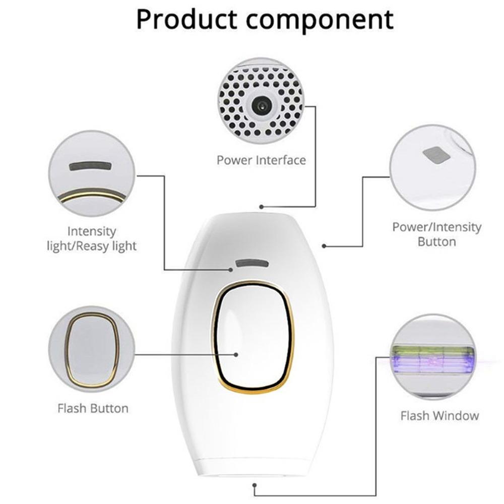 Flashes Electric IPL Hair Removal Laser for Women Photoepilator Painless Face Whole Body Leg Permanent Depilador