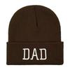 Parent Matching Knit Beanie Hat Stretchable Letter Embroidery Beanie  Couple Gift