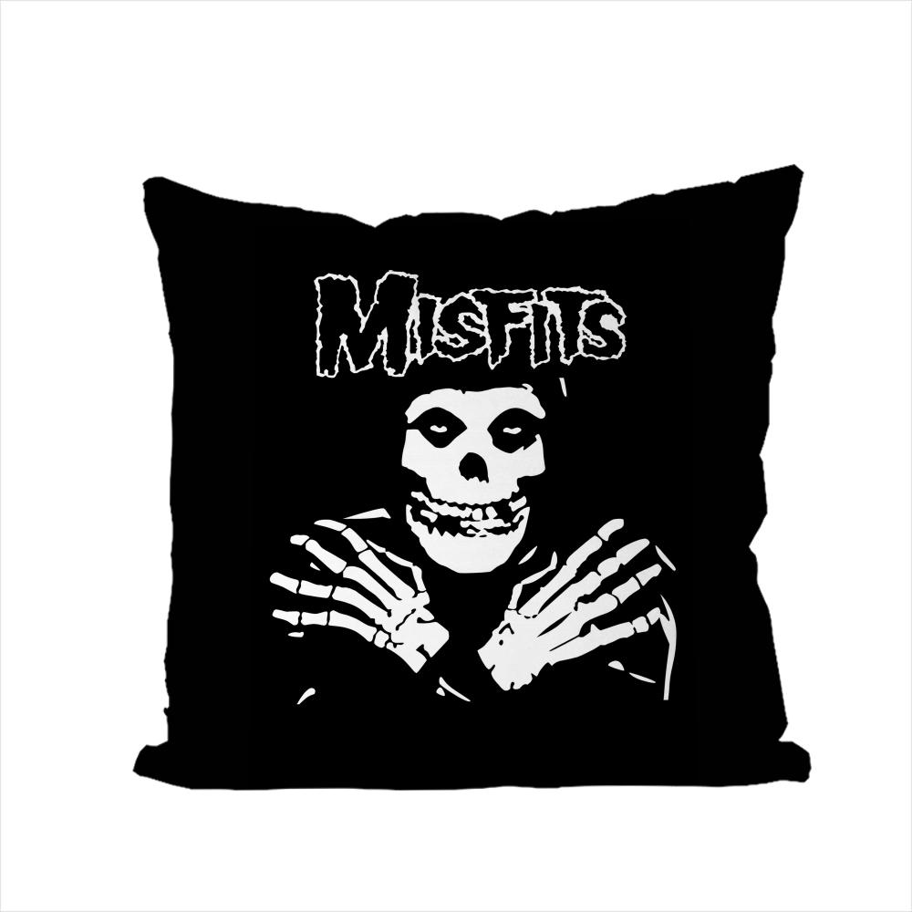 Band The MMisfits Pillow Case For Car Sofa Decorative Home Doublesided Print Plush Square Throw Pillow Cushion Cover