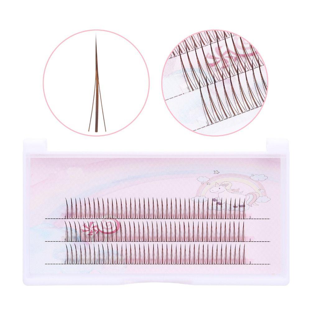Fairy Look Clusters Eyelash Extensions Black Brown Lash Clusters DIY Flash Eyelashes for Women